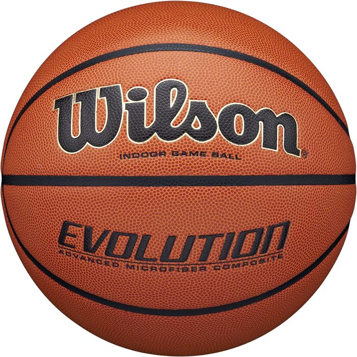 Баскетбольний м'яч Wilson Evolution розмір 7, коричневий, для дорослих, універсальний