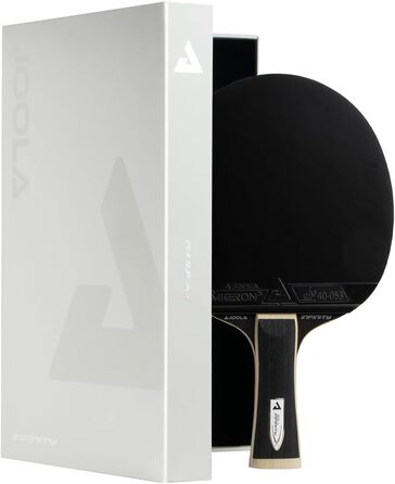 Професійна ракетка для настільного тенісу JOOLA White Infinity Z з накладками Micron X та магнітною коробкою