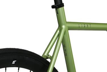 Велосипед FabricBike Light Fixie, алюмінієва рама, синглспід, 28'', зелений Cayman, розмір M (54 см), 9.45 кг