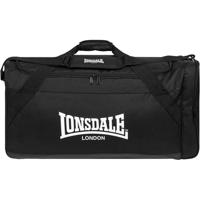 Спортивна сумка Lonsdale Welney чорна/біла, універсальний розмір
