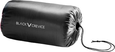 Дитячий спальний мішок Black Crevice Pink 165см - водонепроникний, дихаючий, для кемпінгу з чохлом