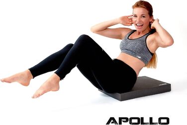Балансувальний килимок Apollo Profi для фітнесу, йоги та пілатесу, антрацитовий, 45x35x5 см
