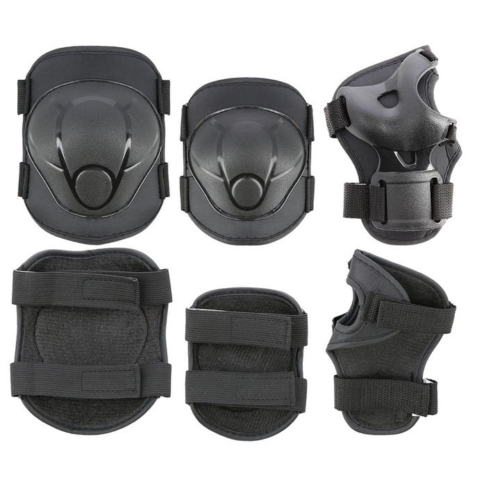 Дитячий велосипедний шолом з регулюванням та комплект захисту для скейтбордингу, розмір XS