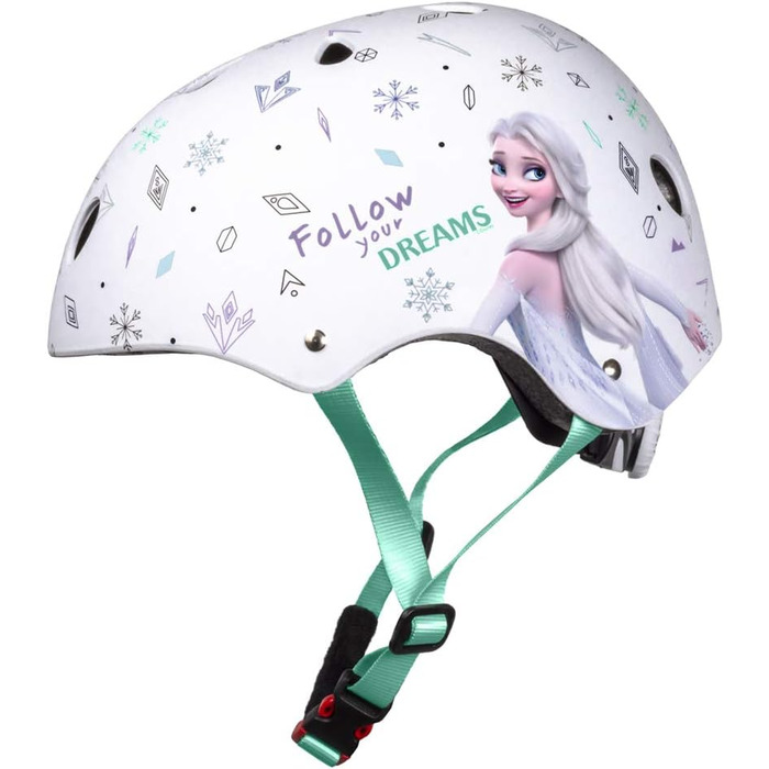 Дитячий захисний шолом SEVEN POLSKA Frozen, білий, M, для дівчаток, ролики, велосипед