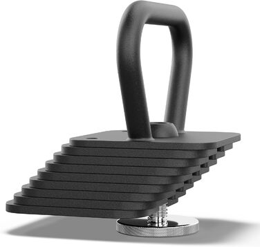 ZIPRO Kettlebell SQUARE: регульована гиря до 19 кг для силових тренувань та фітнесу вдома