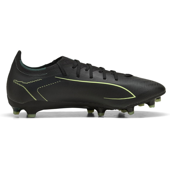 Футбольні бутси PUMA Ultra 6 Match FG/AG 43 EU - Чорний/Зелений (для поля та штучного покриття)