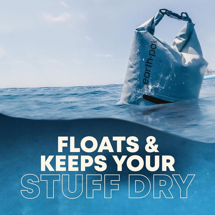 Водонепроникний рюкзак Earth Pak Dry Bag 40L – для каякінгу, кемпінгу, риболовлі, рафтингу, хакі (маскування)