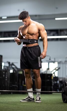 Пояс для важкої атлетики FITGRIFF V2 Full Black L — універсальний пояс для бодібілдингу, кросфіту та силових тренувань для чоловіків і жінок