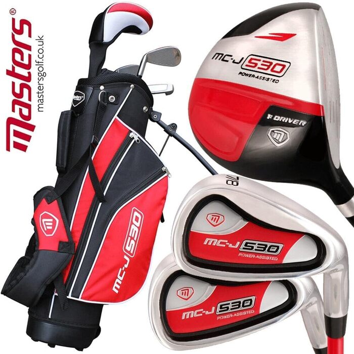Дитячий гольф-набір Masters Golf MC-J 530, 5-8 років, правша, чорний/червоний