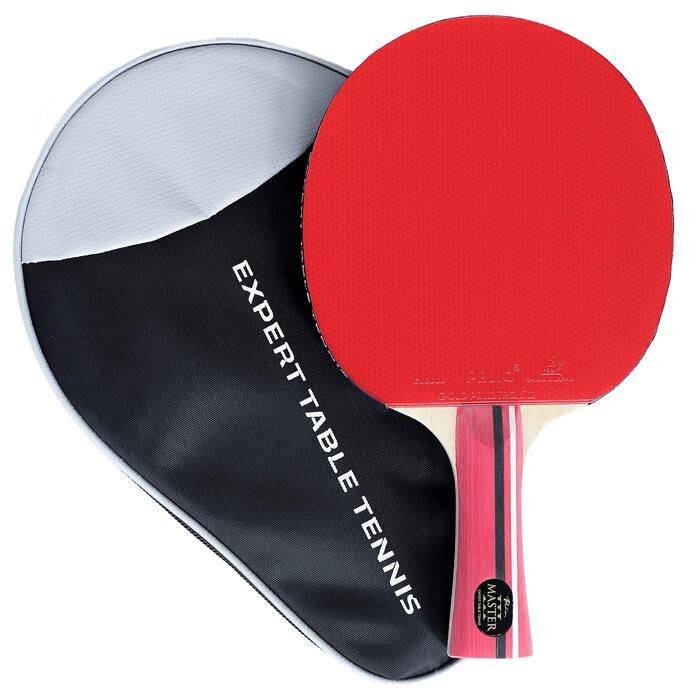 Ракетка для настільного тенісу Palio Master 3.0 з кейсом | ITTF, для просунутих гравців | Універсальна швидкість, обертання та контроль