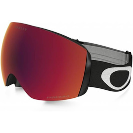 Гірськолижна маска Oakley Flight Deck XM чорна матова з білим логотипом