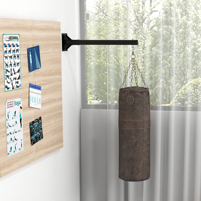 Кріплення для боксерської сумки, настінне, 9 кутів, сталеве, до 100 кг, чорне