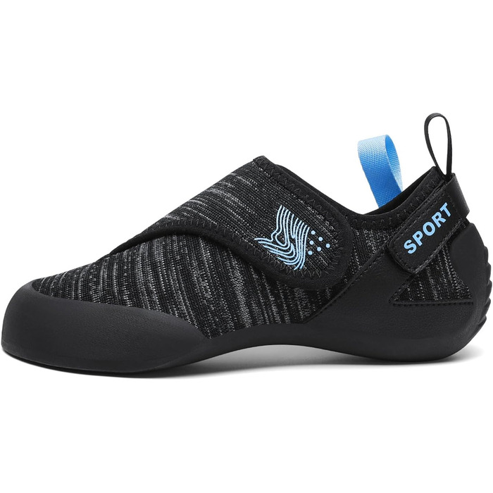 Жіночі скельні туфлі для початківців, для боулдерингу, легкі, для залу, дитячі (38 EU, чорні)