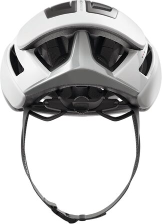 ABUS Шолом для шосейної їзди Gamechanger 2.0 - Аерошолом преміум-класу, білий (polar white), розмір L (57-61 см)
