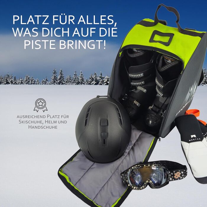 Рюкзак для дитячих гірськолижних черевиків BambiniWelt by Rafael K. - чорний