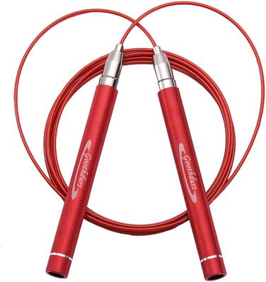 Скакалка Goothdurs Speed Springseil C4-Red: для CrossFit, боксу та MMA (10 ft, для висоти >175 см)