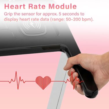 Біговий тренажер для дому з нахилом 10%, Walking Pad, складаний, 3.5HP, з Bluetooth, 12 програм, LED-дисплей, срібний