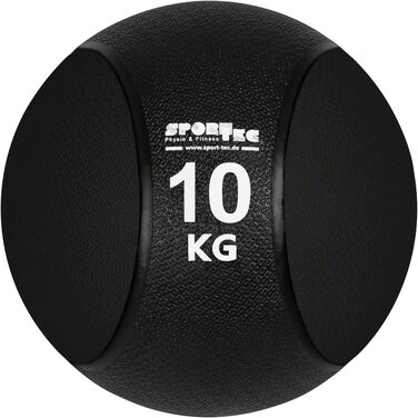 Медичний м'яч Sport-Tec 10 кг, чорний, для тренувань