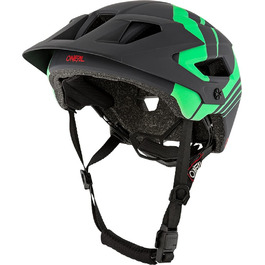 Шолом велосипедний O'NEAL Defender Nova All Mountain MTB, чорний/бірюзовий, розмір L/XL (58-61 см), 2020