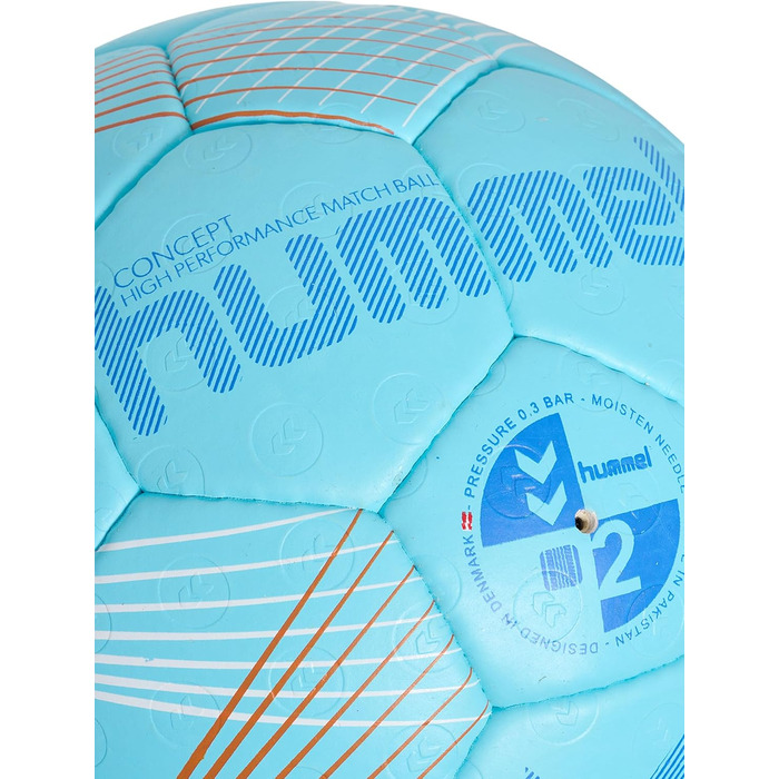 Гандбольний м'яч hummel Concept 2 для дорослих, синьо-оранжево-білий, унісекс
