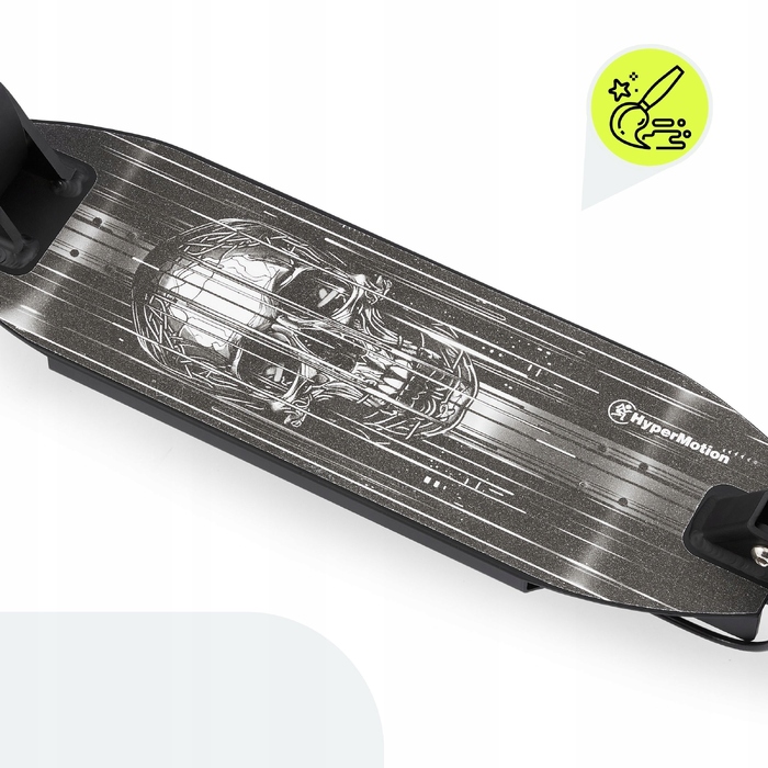 Електросамокат HyperMotion SKYLINE BLACK HYP, чорний, 2 колеса