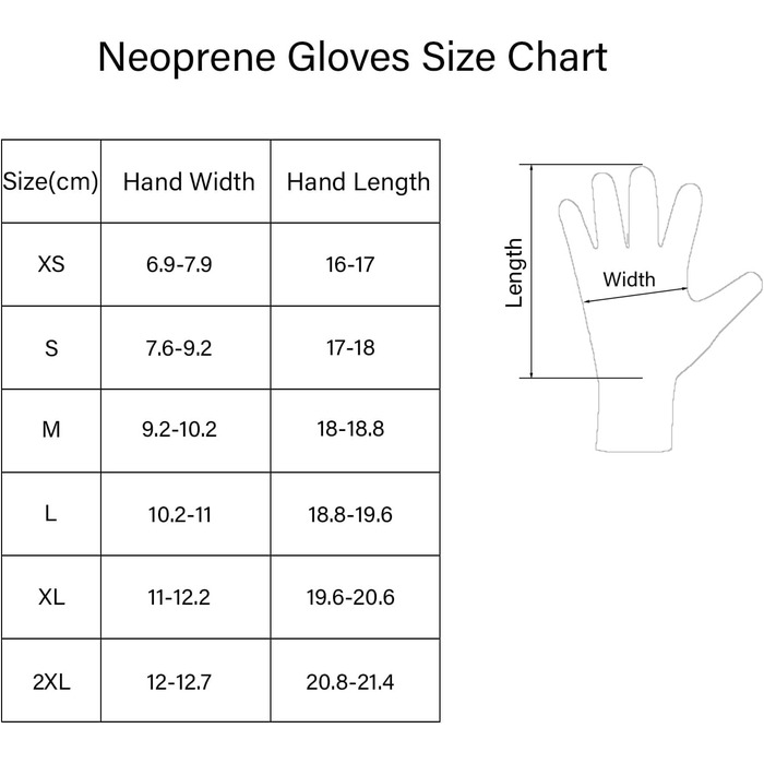 WEAXIO Неопренові рукавички для плавання та дайвінгу 3мм/5мм, чоловічі/жіночі, зимові терморукавички преміум-якості, рукавички для плавання XL 5мм