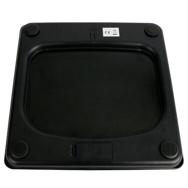 Ваги EMERIO цифрові для тіла з вимірюванням жиру, м'язів, кісток та BMI | Преміум якість | Автоматичне вимкнення | Макс. 180 кг | 2x AAA батареї в комплекті | Чорний BR-125479