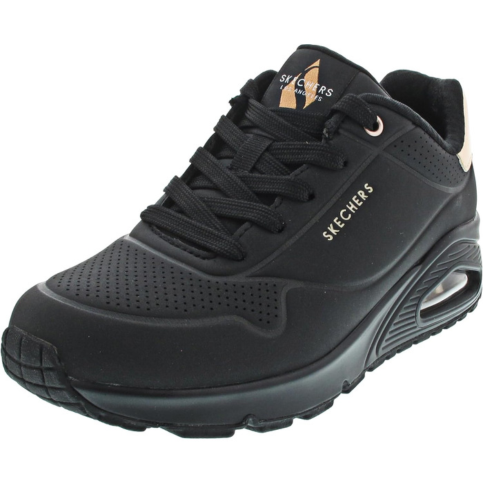 Жіночі кросівки Skechers UNO Kat Neato 2, чорні, Durabuck Mesh Trim, розмір 38.5 EU