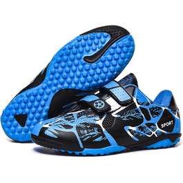 Дитячі футбольні бутси KUUK для штучного газону, футзалу та тренувань. Підходять для хлопчиків та дівчаток. Розмір 28 EU, колір блакитний.