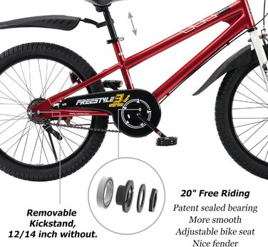 Дитячий велосипед Royal Baby BMX для хлопчиків і дівчаток, фрістайл