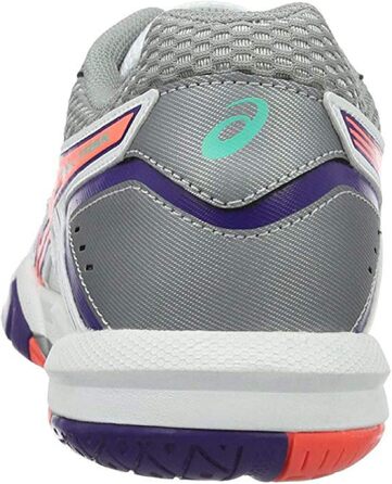 Жіноче волейбольне взуття Asics Gel-Task, білий, блакитний, корал, фіолетовий (42.5 EU)