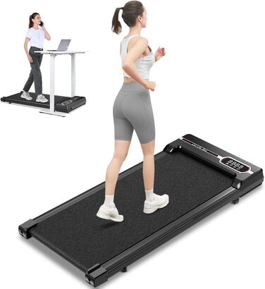 Walking Pad Laufpad - Біговий килимок для дому (Gehband Walkpad) чорного кольору