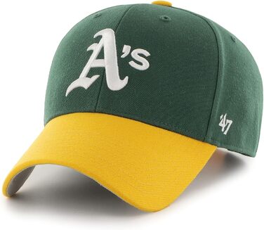 Кепка бейсболка 47 Brand Boston Red Sox чорна, регульована, зелений козирок - MLB Snapback