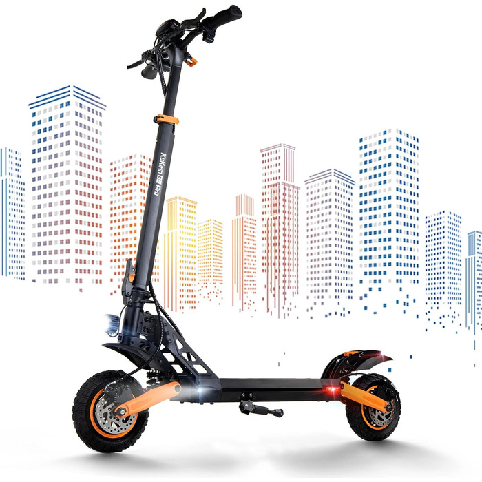 Електросамокат для дорослих G2 PRO, 48В 15А·год, електричний скутер з 9-дюймовими пневматичними колесами