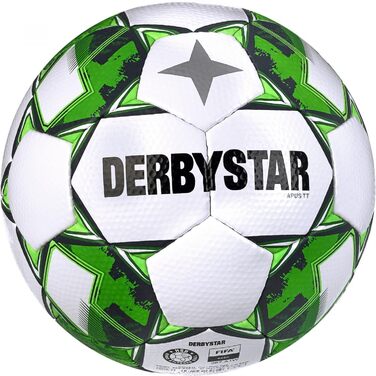 Дитячий футбольний м'яч Derbystar Apus S-Light V23, розмір 5, біло-зелений