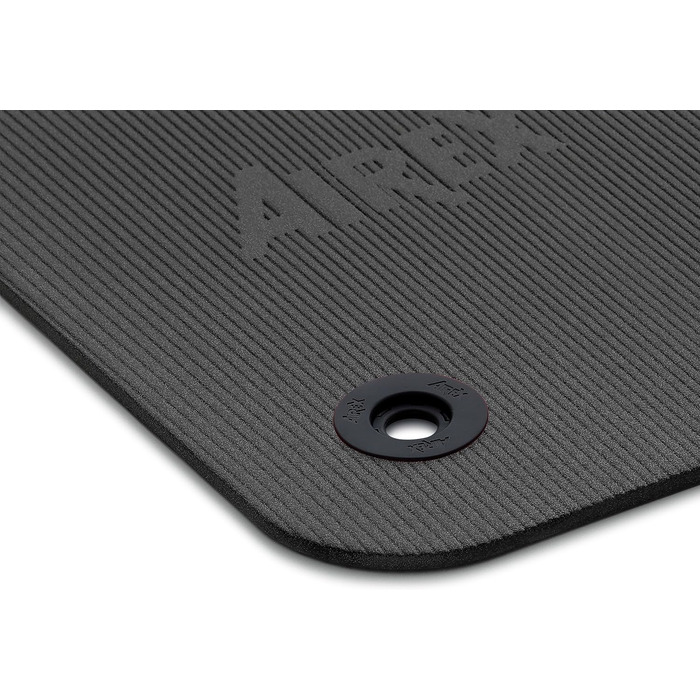 Гімнастичний килимок AIREX Fitline 180 з отворами, 180х60х1 см, сірий