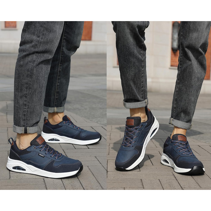 Sneaker TARELO для чоловіків: кросівки з повітряною подушкою, зручні та легкі для занять спортом та відпочинку (зелені, сині, 42 EU)