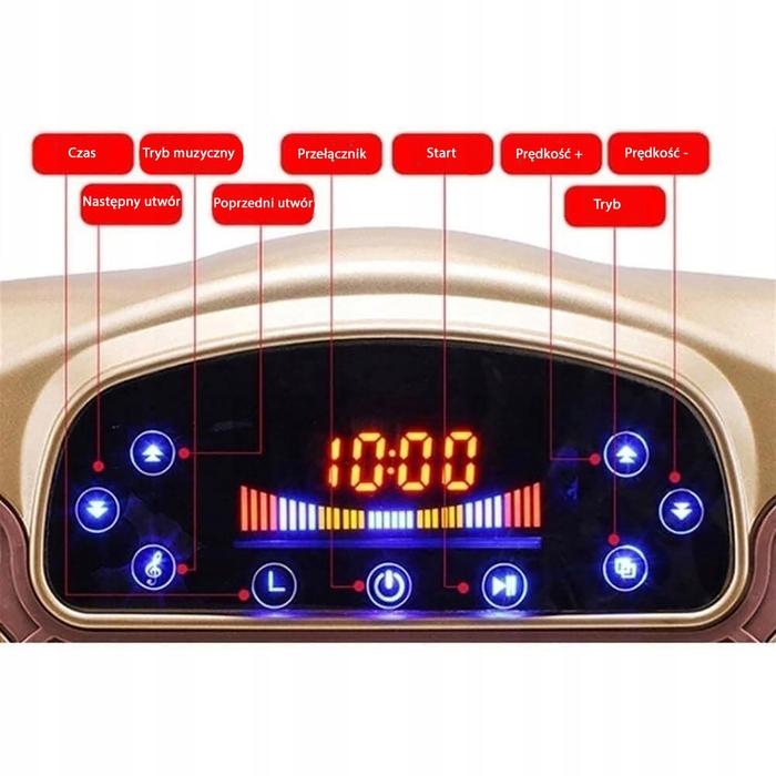 3D вібраційна платформа з масажем стоп, пультом керування та Bluetooth