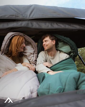 Спальний мішок Qeedo Buddy XL 8 XXL, надширокий, Outdoor літній (8-25°C) 3 сезони - для дорослих та юнаків (до 220см), поверхня Peach Skin, колір Pinegreen