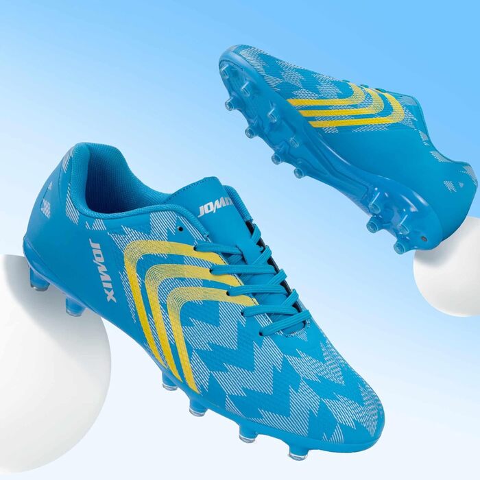 Чоловічі футбольні бутси JOMIX FG – Легкі, неслизькі, з міцним синтетичним верхом (44 EU, Синій)