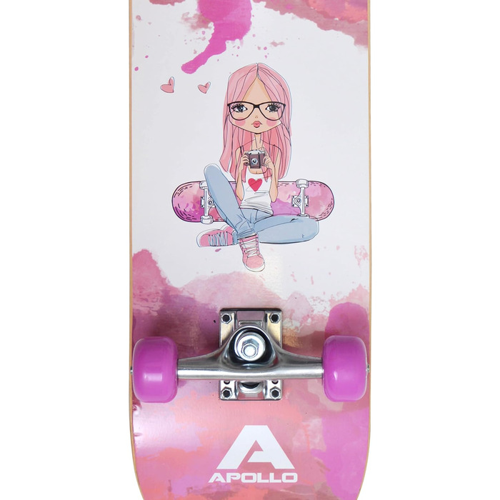 Скейтборд дитячий Apollo Kinder Skateboard 28 дюймів, ABEC 3, алюмінієві осі, для хлопчиків та дівчаток від 3 років
