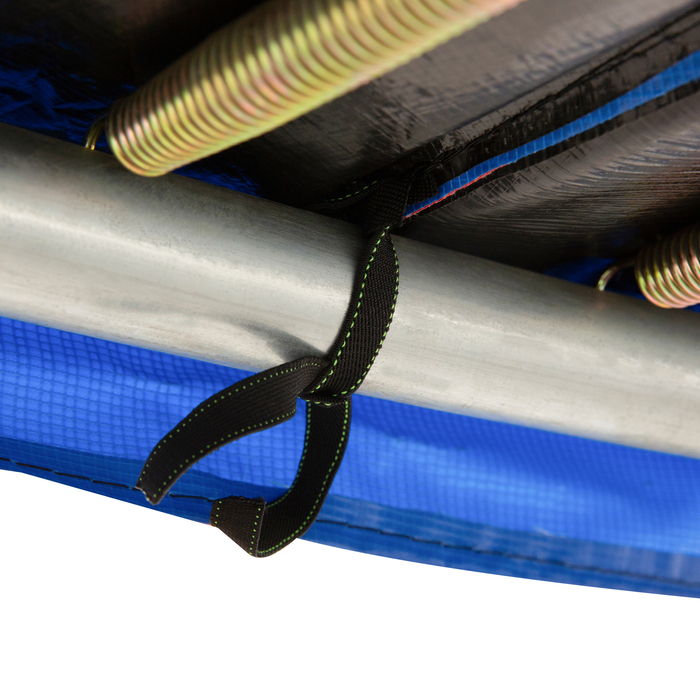 HOMCOM Захисний бордюр для батута, діаметр 366 см, широка стрічка, міцний, стійкий до УФ-випромінювання, захист пружин, водонепроникний, аксесуари для батута, захисна сітка, запасні частини для садових батутів, червоний+жовтий+синій