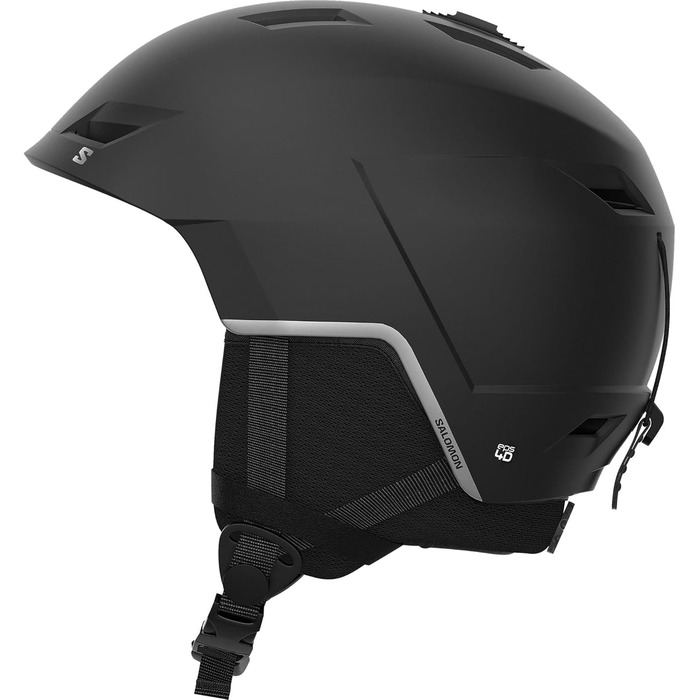 Чоловічий шолом Salomon Pioneer LT для лиж і сноуборду, легкий, комфортний, спортивний дизайн, розмір XL (62-64 см), чорний