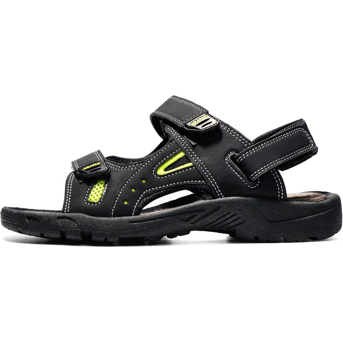 Чоловічі сандалі JOMIX для активного відпочинку на липучках: пляж, гори, подорожі - 44 EU, чорні