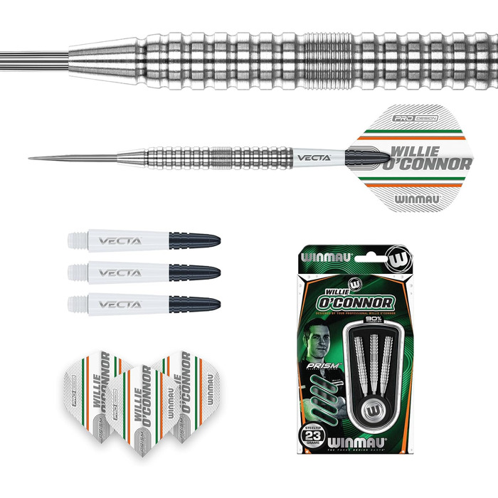 Дротики для дартсу WINMAU William O'Connor 90% сталь