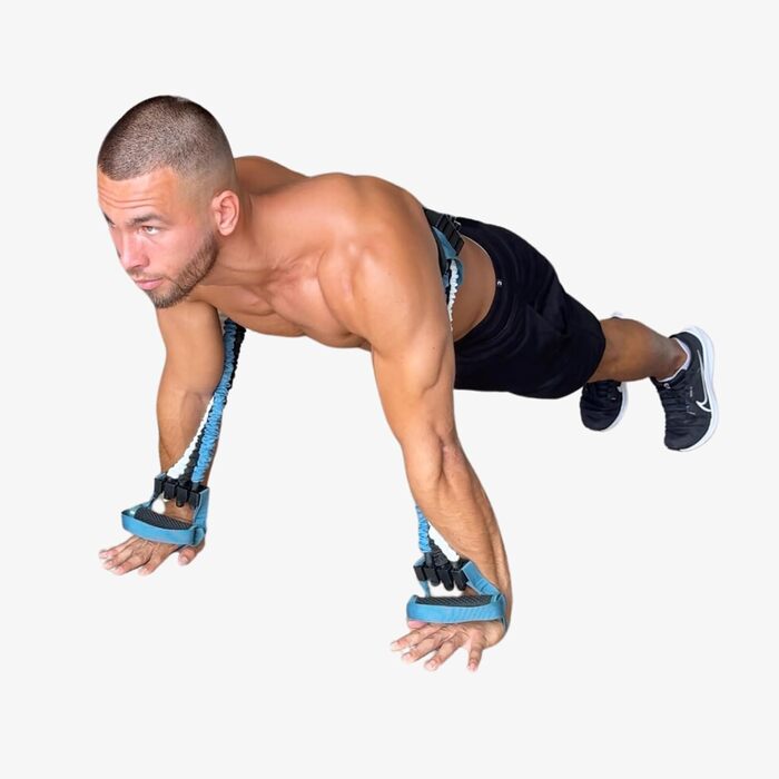 Тренажер SmartWorkout SMARTPRESS для грудей і спини з регульованими еспандерами до 80 кг