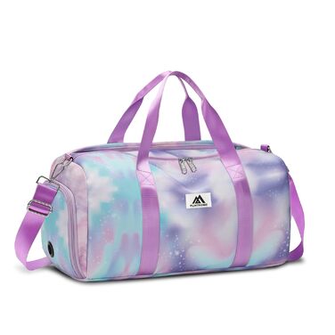 Спортивна сумка Flintronic для дівчаток та жінок, дитяча сумка для плавання з відділенням для взуття та вологостійкою кишенєю, для фітнесу, танців та подорожей, фіолетова, 46x20x25 см