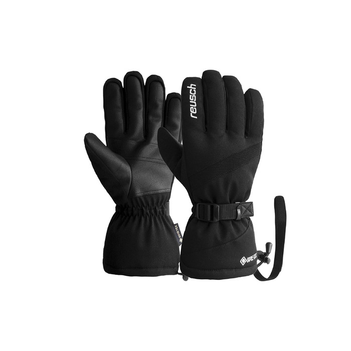 Гірськолижні рукавички Reusch Gore-TEX унісекс, водонепроникні та теплі, чорно-білі, розмір L