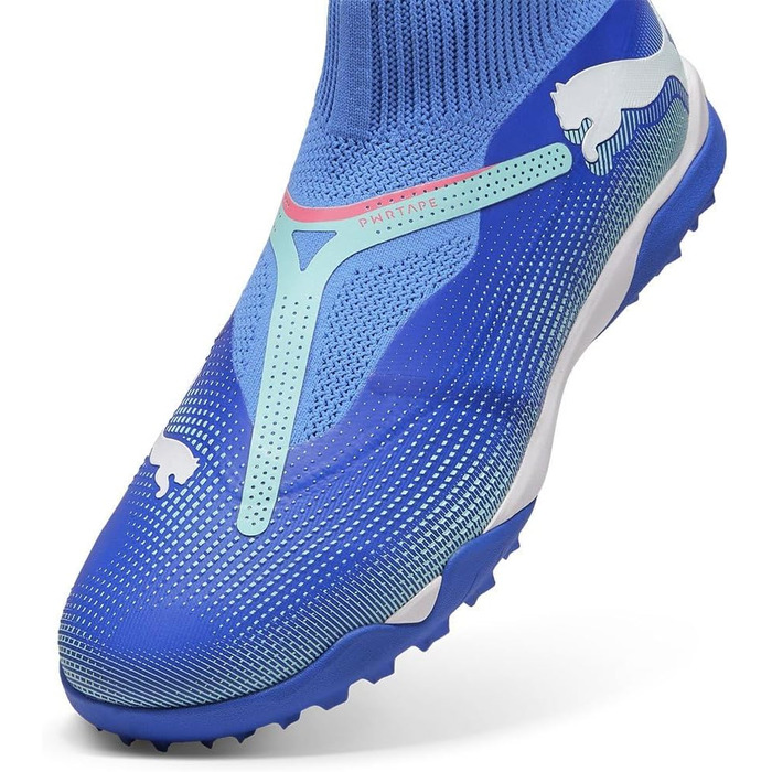 Кросівки футбольні PUMA Future 7 Match+ Ll Tt, 43 EU, блакитний/білий/м'ятний