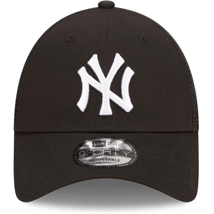 Кепка New Era New York Yankees MLB 9Forty Trucker Чорно-біла, Регульована, One-Size